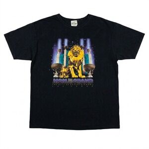 Vintage MGM Grand Las Vegas T-Shirt 90s Made in USA Black Single Stitch‎ 2XL?